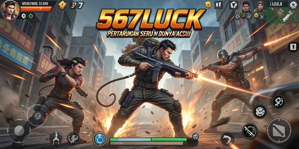 Gameplay seru dan intens dalam 567LUCK