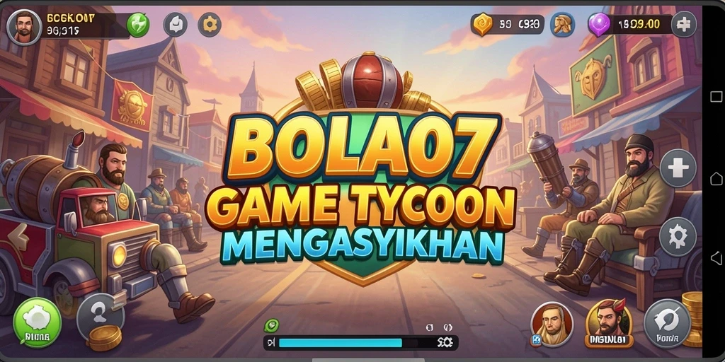 Screenshot permainan BOLA07 yang menunjukkan strategi dan manajemen klub.