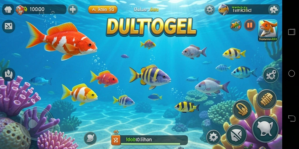 Gameplay DULTOGEL dengan grafis Tembak Ikan yang menawan.
