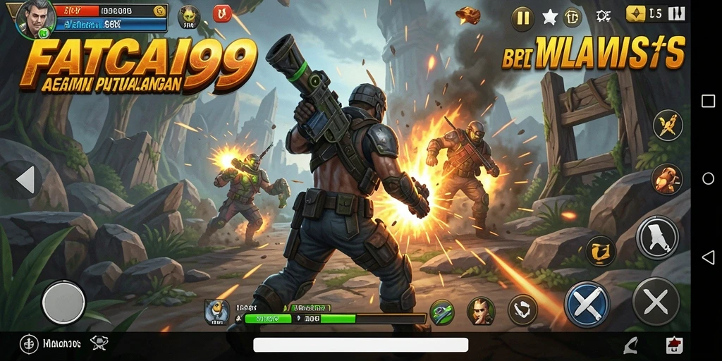 Gameplay seru dalam FATCAI99, penuh aksi dan petualangan.