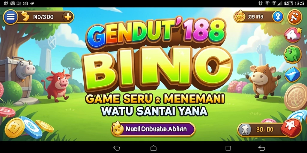 Tampilan gameplay menarik dari permainan Bingo di GENDUT188.