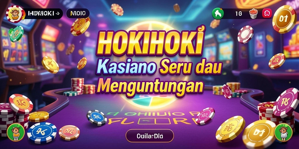 Screenshot gameplay HOKIHOKI menampilkan aksi kasino yang mendebarkan.