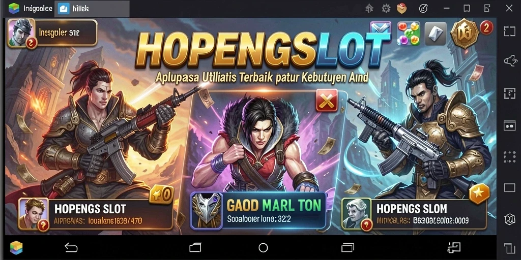 Tampilan utama HOPENGSLOT dengan fitur utilitas yang menarik.