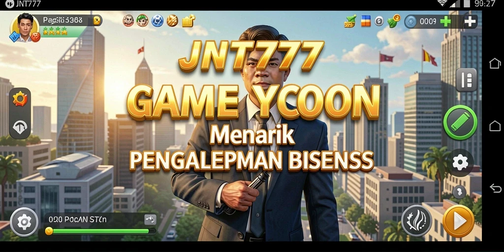 Screenshot utama JNT777 menampilkan gameplay Tycoon yang seru dan menantang.