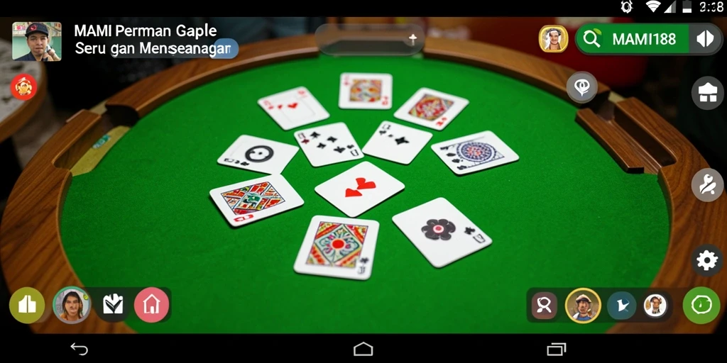 Tampilan gameplay seru Gaple di MAMI188.