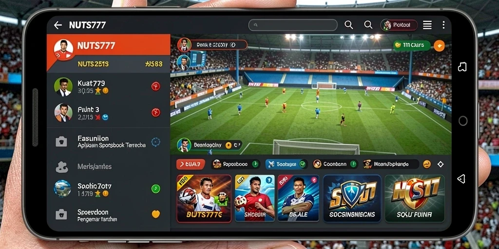 Screenshot utama NUTS777 menunjukkan tampilan antarmuka yang menarik dan mudah digunakan.