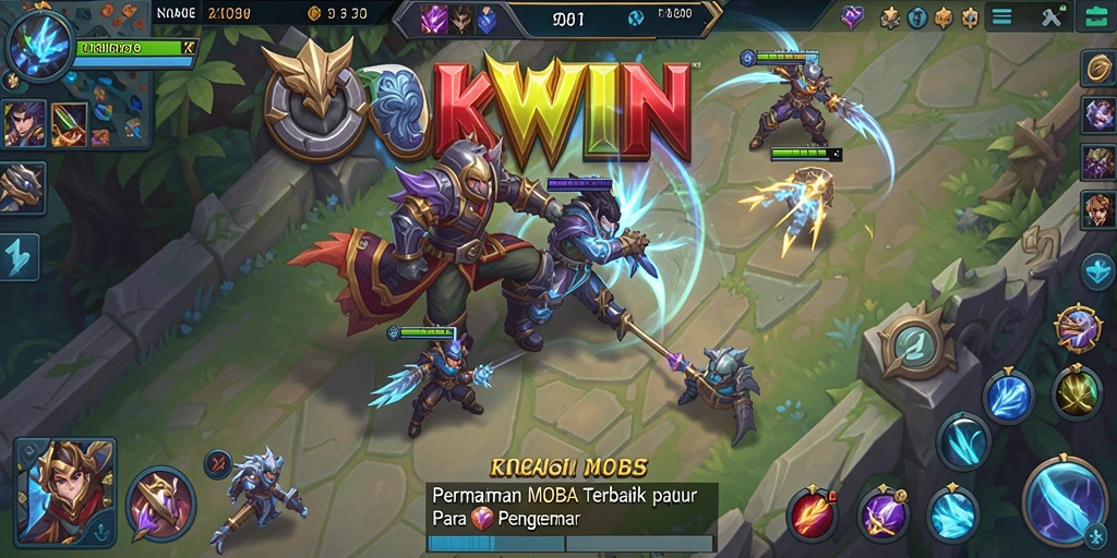 Tampilan menarik dari gameplay <strong>OKWIN</strong> yang intens dan penuh strategi.