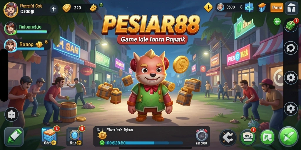 Screenshot gameplay <strong>PESIAR88</strong> yang menunjukkan kesenangan bermain Idle.