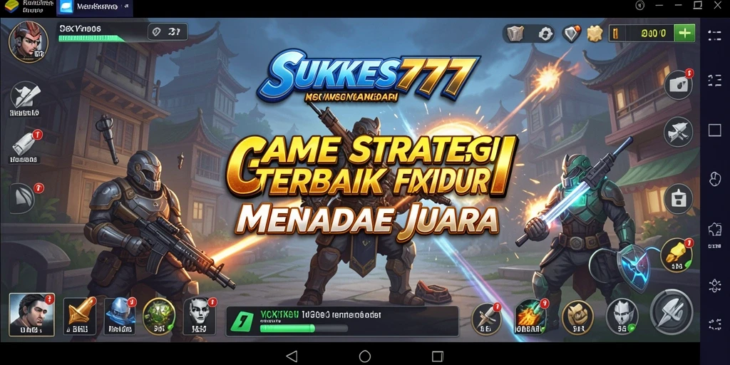 Tampilan gameplay menarik dengan aksi pertempuran SLG.