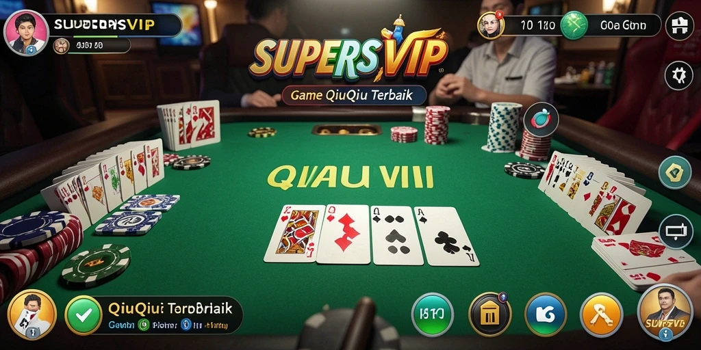 Tampilan gameplay QiuQiu yang seru dan menarik.
